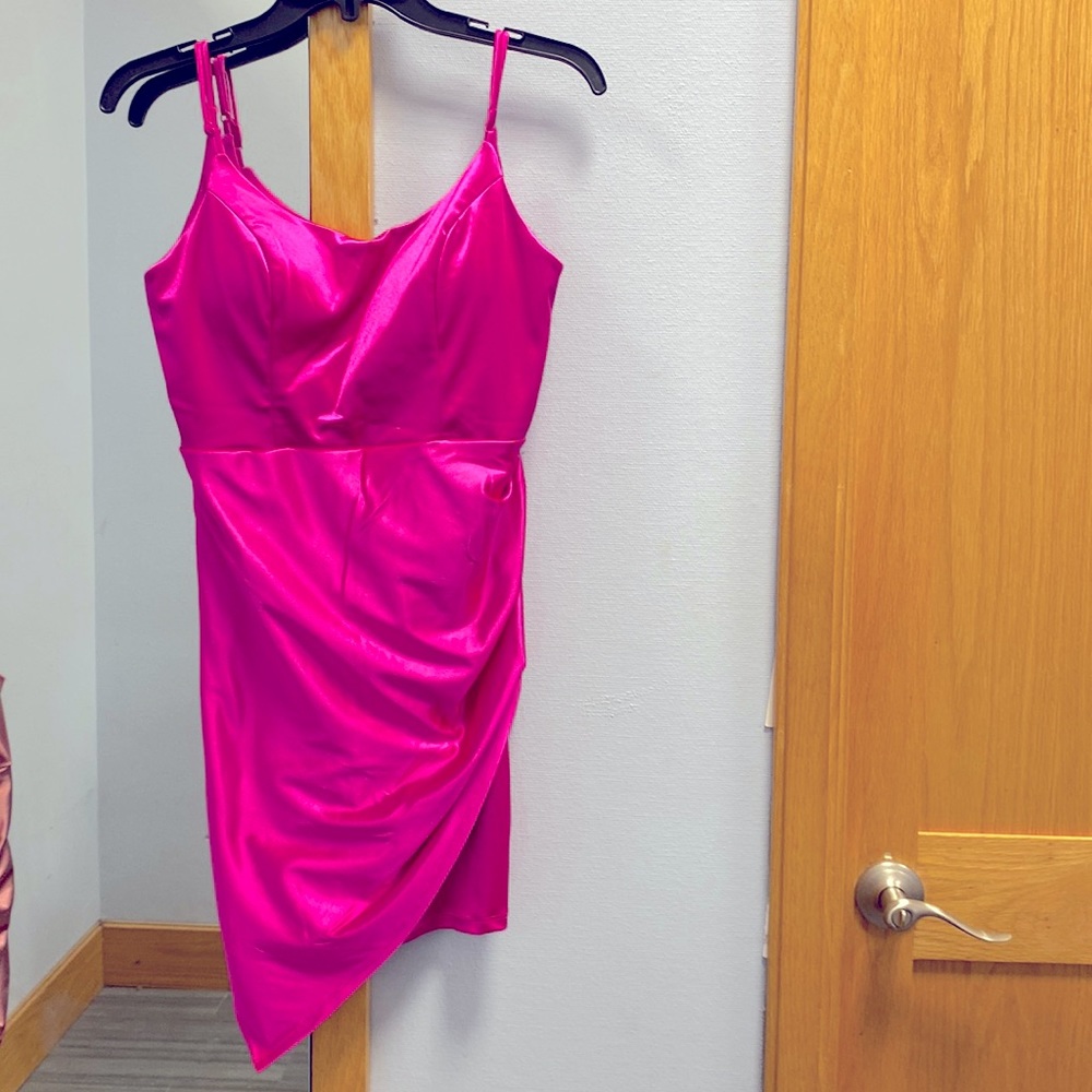 HOT PINK BALL, PROM, HOMECOMING DRESS